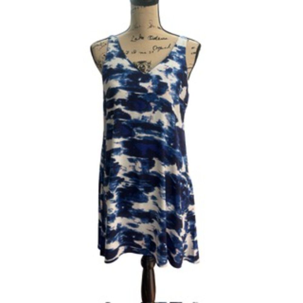 Michael Stars Abstract Floral Tiedye Dress XS